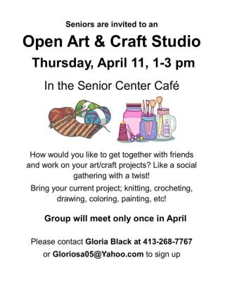 Open Studio, arts, crafts